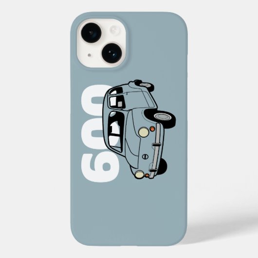 600 blau v2 Case-Mate iPhone hülle (Rückseite)