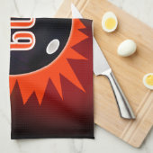 600 Bowling Serie mit Farben, Handtuch (Viertel Falte)