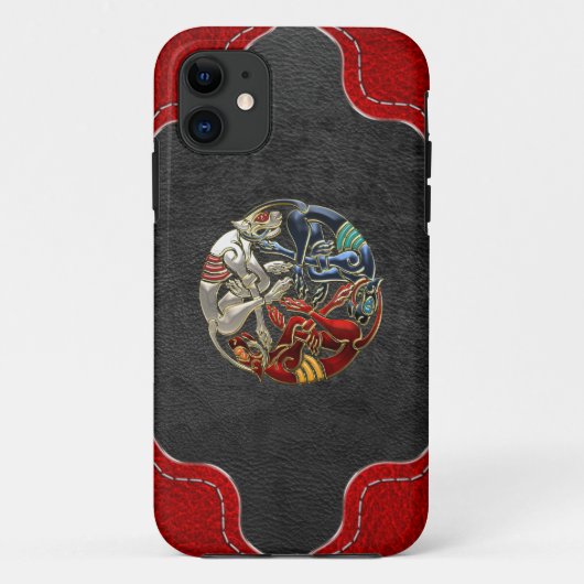 [600] Celtic Sacred Art - Drei Hunde Case-Mate iPhone Hülle (Rückseite)