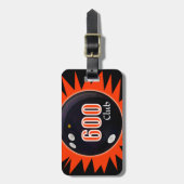600 Club Bowling Gepäckanhänger (Vorderseite vertikal)