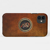 [600] Goldener chinesischer Drache Fucanglong Case-Mate iPhone Hülle (Rückseite (Horizontal))
