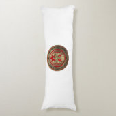 [600] Goldrömischer Kaiseradler Seitenschläferkissen (Vorderseite Vertikal)