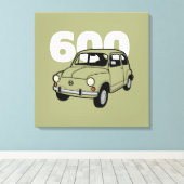 600 grün v2 leinwanddruck (Insitu (Holzboden))