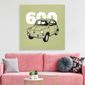 600 grün v2 leinwanddruck (Insitu (Wohnzimmer))