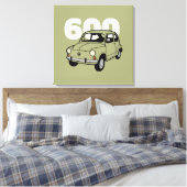 600 grün v2 leinwanddruck (Insitu (Schlafzimmer))