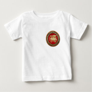 [600] Isländischer Drache, Landvættir [Gold] Baby T-shirt