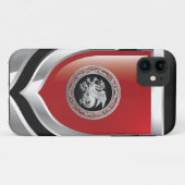 [600] Isländischer Drache, Landvættir [Silber] Case-Mate iPhone Hülle (Rückseite (Horizontal))