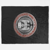 [600] Kaiseradler Silver Fleecedecke (Vorderseite (Horizontal))