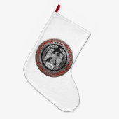 [600] Kaiseradler Silver Großer Weihnachtsstrumpf (Vorderansicht (hängend))