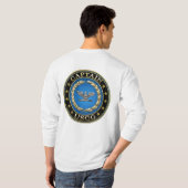 [600] Küstenwache: Kapitän (CAPT) T-Shirt (Schwarz voll)