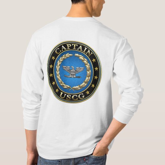 [600] Küstenwache: Kapitän (CAPT) T-Shirt (Rückseite)