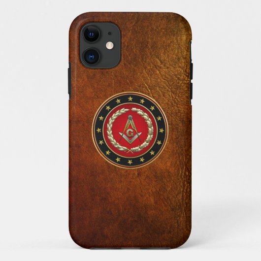 [600] Masonic Square and Compasses [3. Grad] Case-Mate iPhone Hülle (Rückseite)