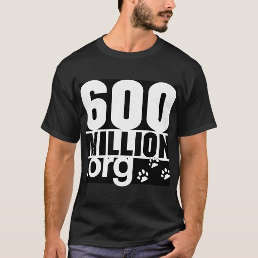 600 Million grundlegendes T-Shirt (Vorderseite)