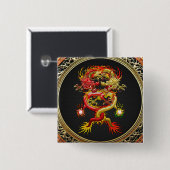 [600] Rote und Gelbe Drachen Button (Vorne & Hinten)