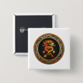 [600] Rote und Gelbe Drachen Button (Vorne & Hinten)