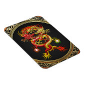 [600] Rote und Gelbe Drachen Magnet (Rechte Seite)