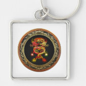 [600] Rote und Gelbe Drachen Schlüsselanhänger (Vorne)