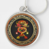 [600] Rote und Gelbe Drachen Schlüsselanhänger (Vorne)