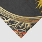 [600] Rote und gelbe Drachen Seidenpapier (Detail)