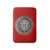 [600] Sacred Celtic Silver Knot Cross Badematte (Vorderseite Vertikal)