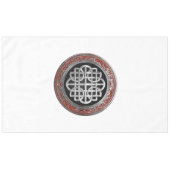 [600] Sacred Celtic Silver Knot Cross Tischdecke (Vorderseite (Horizontal))