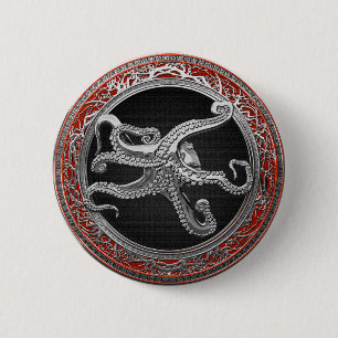 [600] Sacred Silver Octopus in Defensive Posture Button