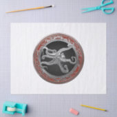 [600] Sacred Silver Octopus in Defensive Posture Seidenpapier (Basteln)