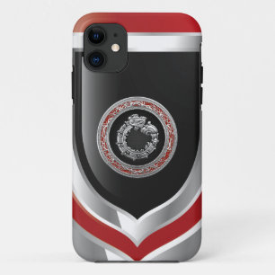 [600] Schlangengott Quetzalcoatl [Silber] Case-Mate iPhone Hülle