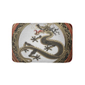 [600] Schwarzer und Gold Heiliger Ostdrache Badematte (Vorderseite)
