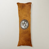 [600] Schwarzer und Gold Heiliger Ostdrache Seitenschläferkissen (Vorderseite Vertikal)