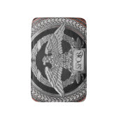 [600] Silver Roman Kaiseradler über Medallion Badematte (Vorderseite Vertikal)