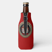 [600] Tempelwappen der Ritter Flaschenkühler (Flasche Rückseite)