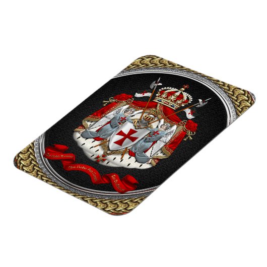 [600] Tempelwappen der Ritter Magnet (Linke Seite)