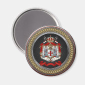 [600] Tempelwappen der Ritter Magnet (Vorderseite/Rückseite)