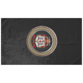 [600] Tempelwappen der Ritter Tischdecke (Vorderseite (Horizontal))