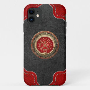 [600] Vegvisir - Viking Gold Magic Runic Compass Case-Mate iPhone Hülle