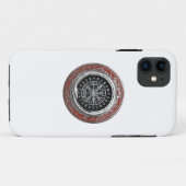 [600] Vegvisir - Viking Silver Magic Runic Compass Case-Mate iPhone Hülle (Rückseite (Horizontal))
