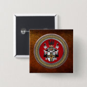 [600] Wappen-Teutonenkappe Button (Vorne & Hinten)