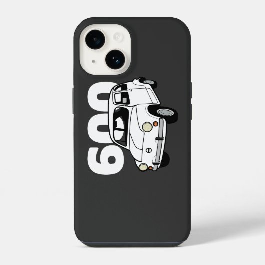 600 weiß v2 iPhone hülle (Rückseite)