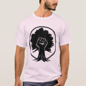 600BlackFist-Tree T-Shirt (Vorderseite)