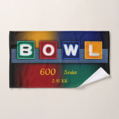 600er-Serie oder Serienwertung Ihrer Wahl, Bowling Handtuch (Handtuch)