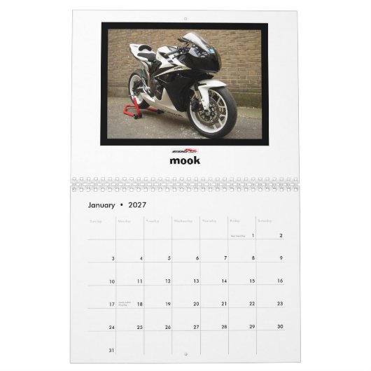 600rr.net-Kalender Kalender (Jan 2027)