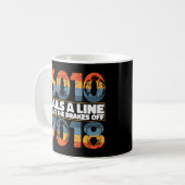 6010 Rails Line schlägt die Bremsen von 7018 Welde Kaffeetasse (Vorderseite Links)