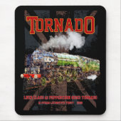 60163 Tornado Vintage Dampfzuglokomotive Mousepad (Vorne)