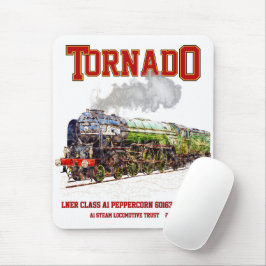 60163 Tornado Vintage Dampfzuglokomotive Mousepad