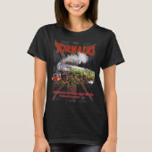 60163 Tornado Vintage Dampfzuglokomotive T-Shirt (Vorderseite)