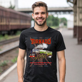 60163 Tornado Vintage Dampfzuglokomotive T-Shirt