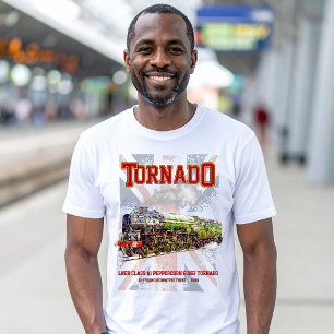 60163 Tornado Vintage Dampfzuglokomotive T-Shirt