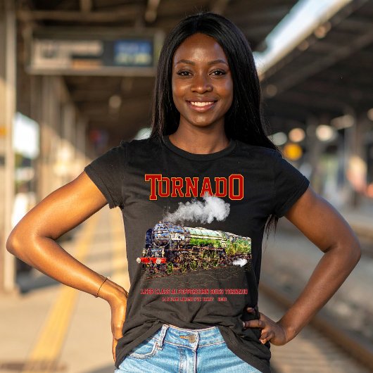 60163 Tornado Vintage Dampfzuglokomotive T-Shirt