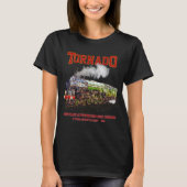 60163 Tornado Vintage Dampfzuglokomotive T-Shirt (Vorderseite)